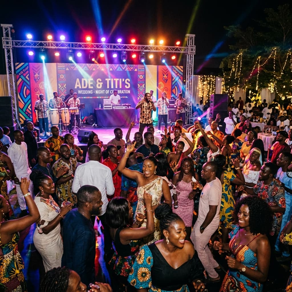 Invités sur la piste de danse